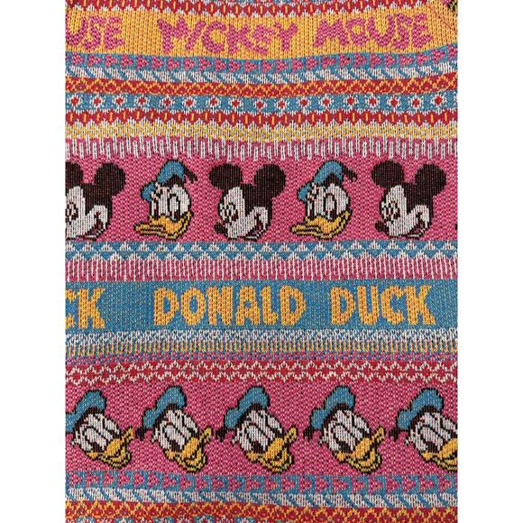 NWT Zara Disney Jacquard Bodycon Dress Women's Small Mickey Mouse Donald Duck - Picture 7 of 10